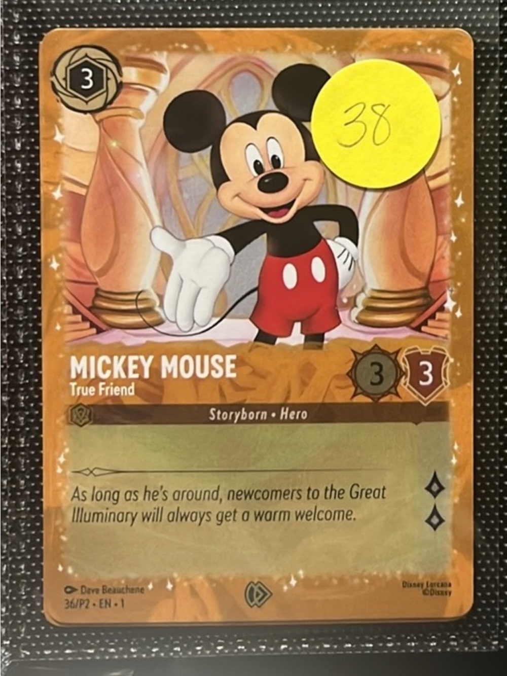 Lorcana Mickey Mouse True Friend Promo